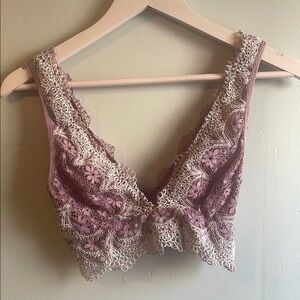 Victoria's Secret Lavender Lace Bralette